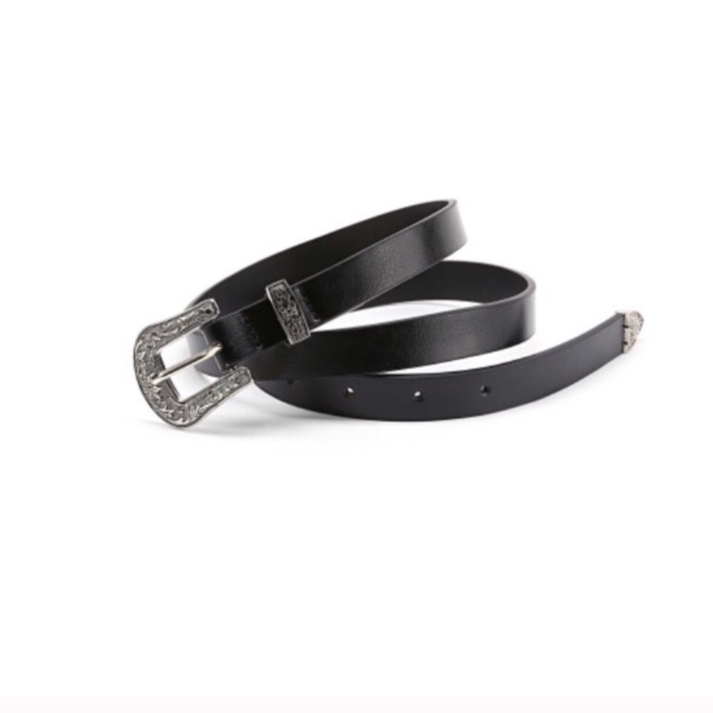 Western Style Black Belt